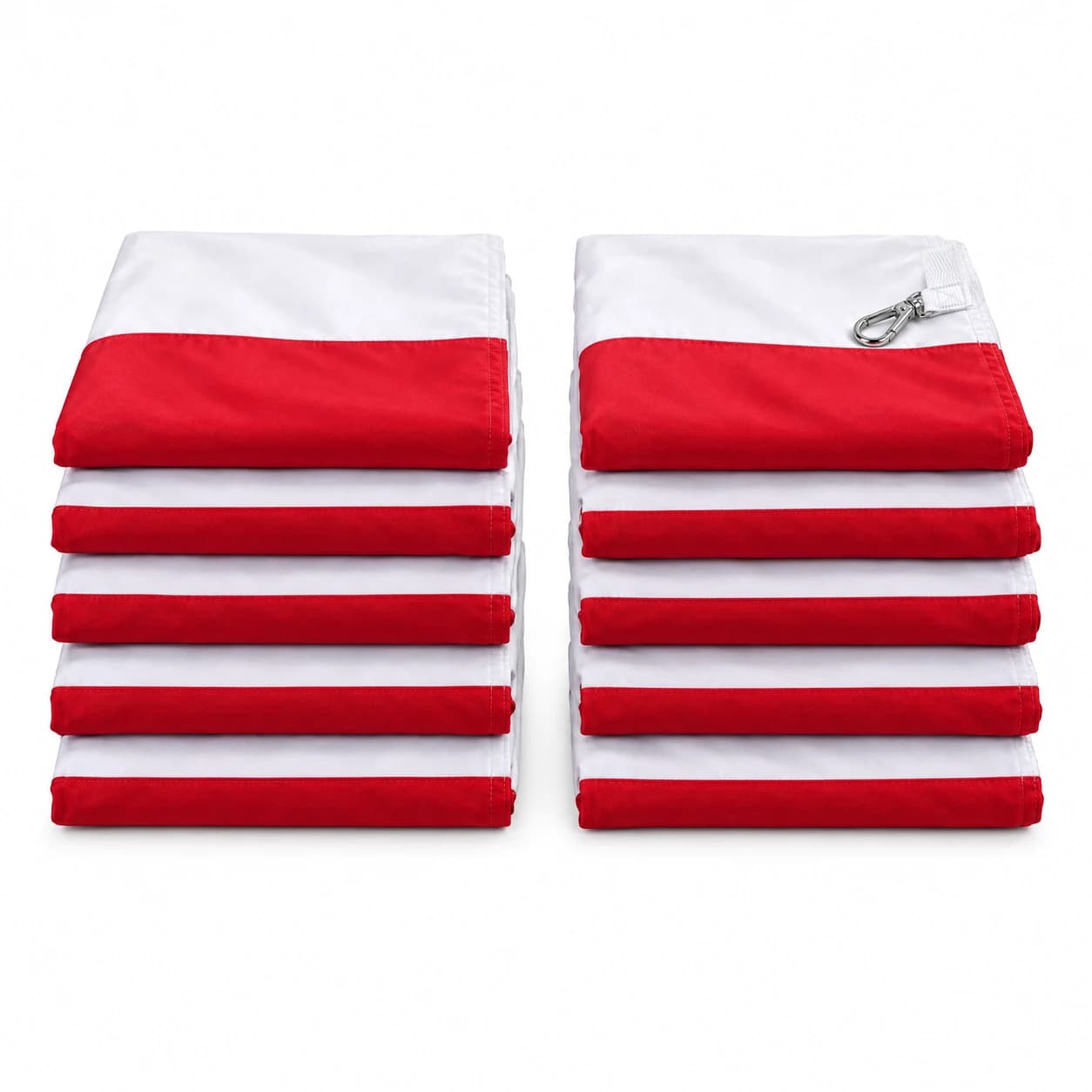 Pakiet 10 flag Polski 90 × 150 cm