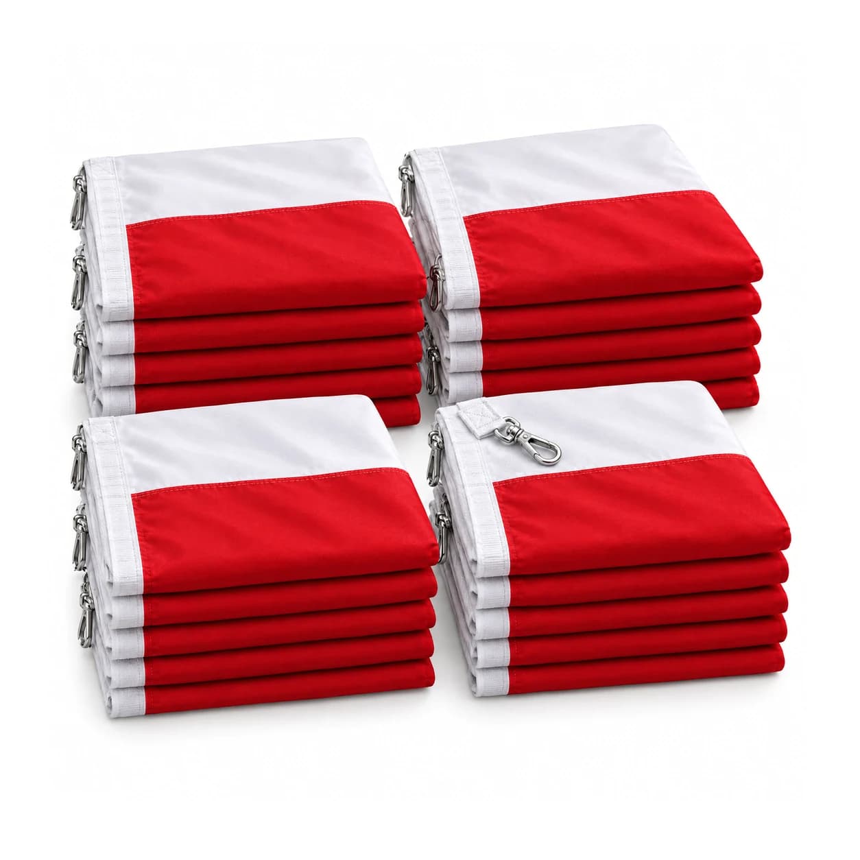 Pakiet 20 flag Polski 90 × 150 cm