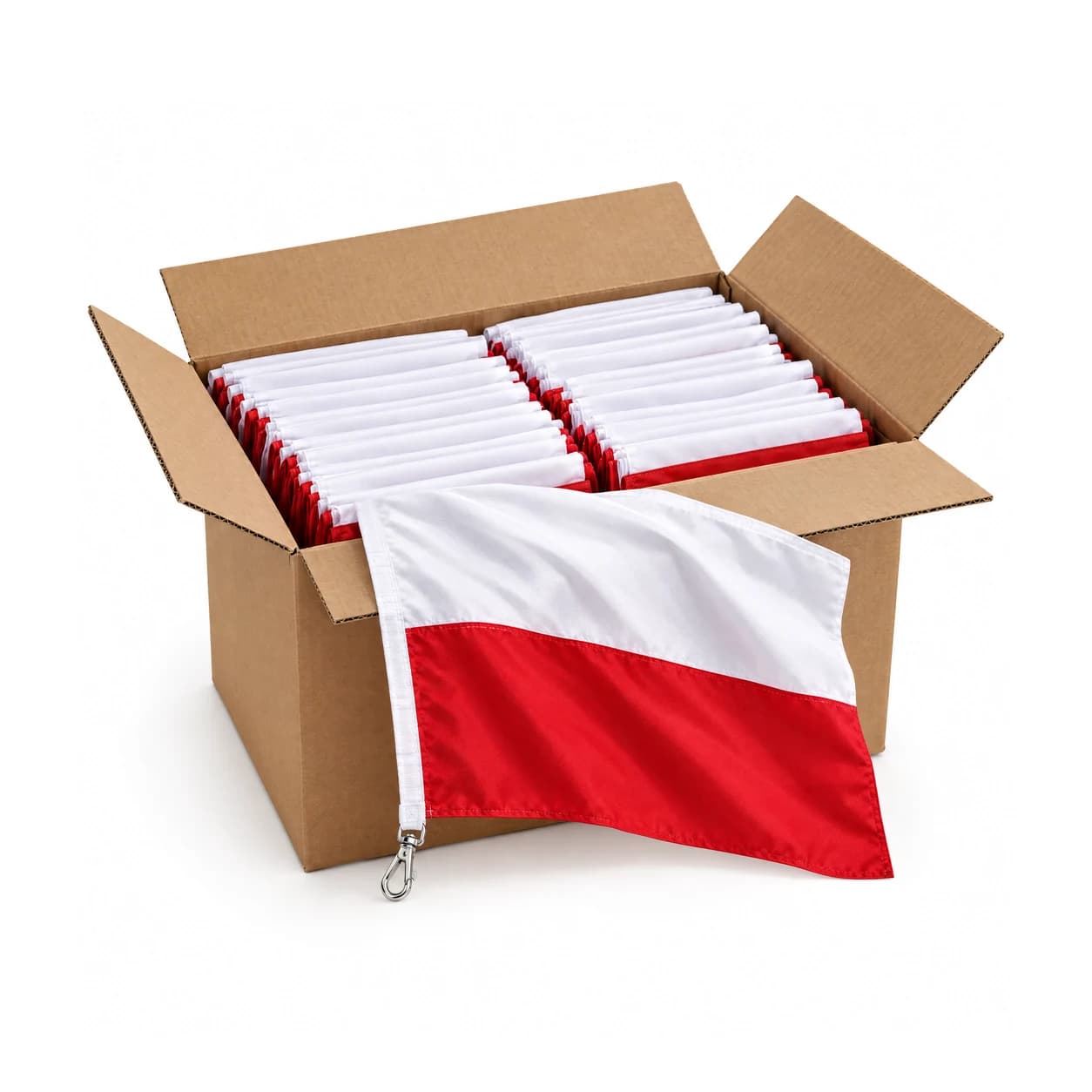 Pakiet 50 flag Polski 90 × 150 cm