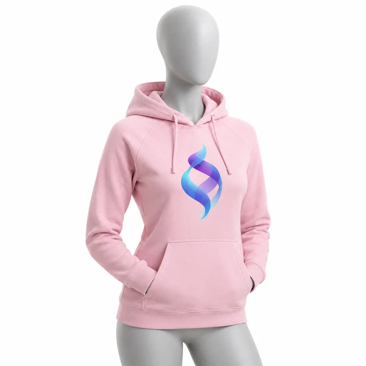 Bluza damska z kapturem JHK Kangaroo Lady z nadrukiem