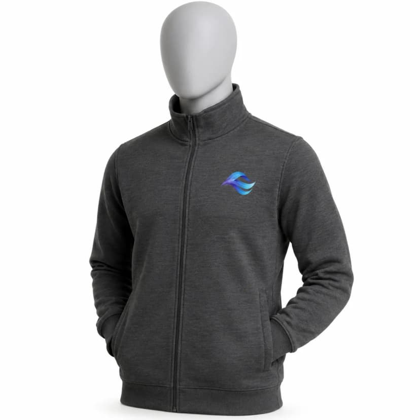 Bluza rozpinana JHK Full Zip z nadrukiem