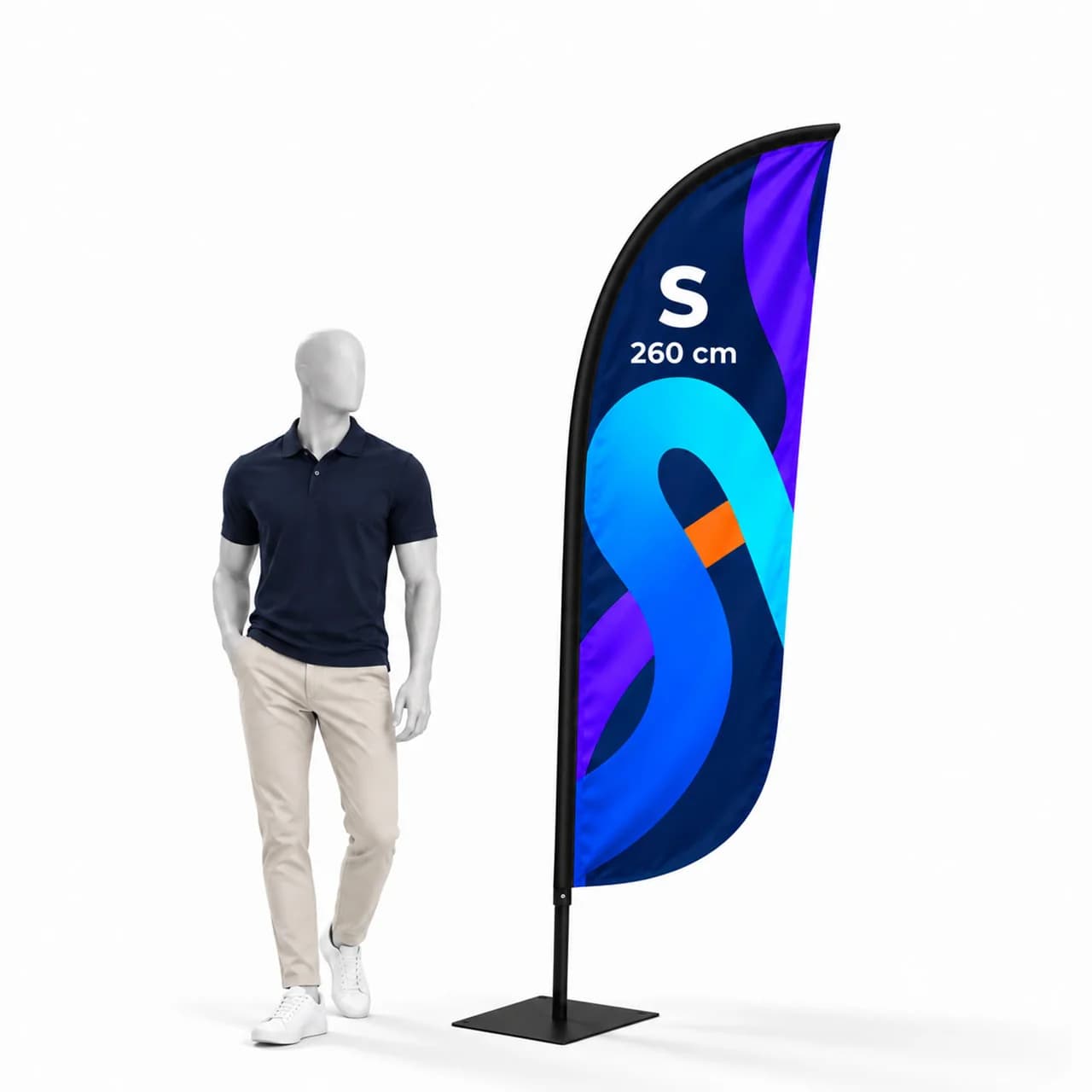 Beachflag flaga reklamowa Winder 260cm