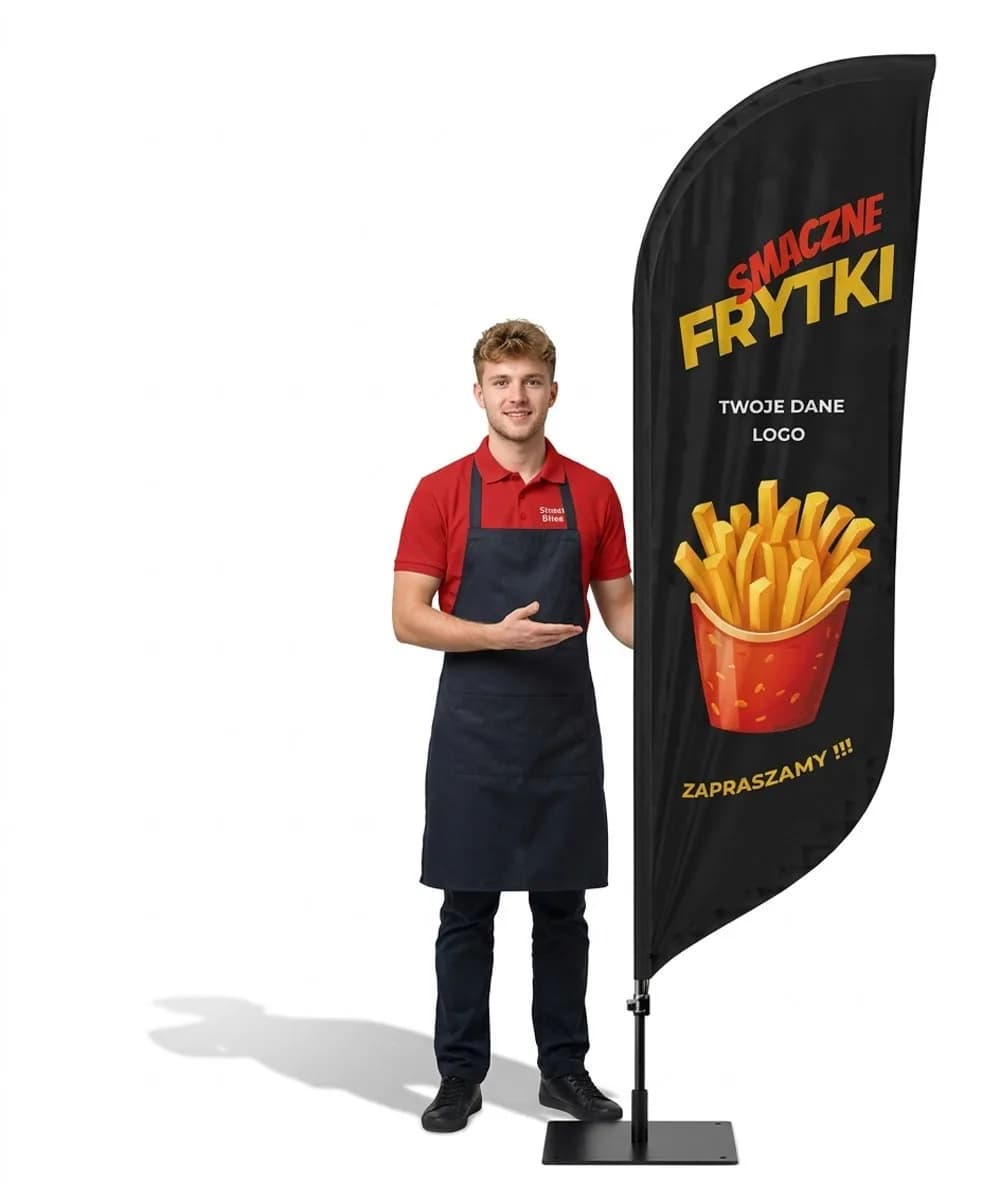 Winder reklamowy – Frytki – wzór 2 – zestaw konfigurowalny