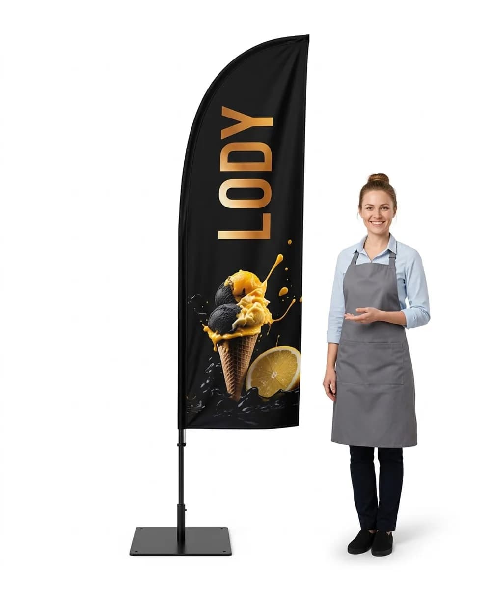 Winder reklamowy – Lody – wzór 9 – zestaw konfigurowalny