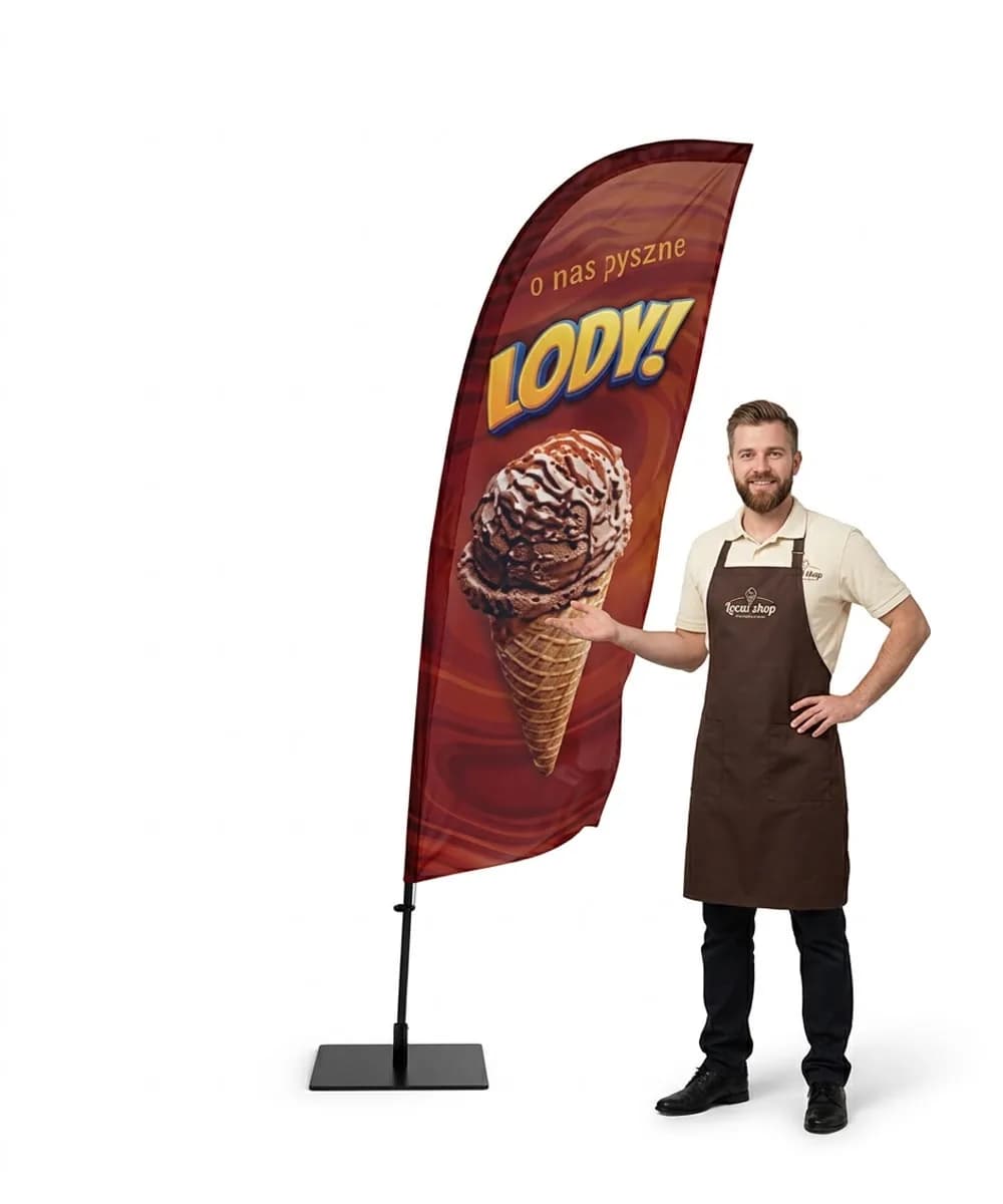 Winder reklamowy – Lody – wzór 11 – zestaw konfigurowalny