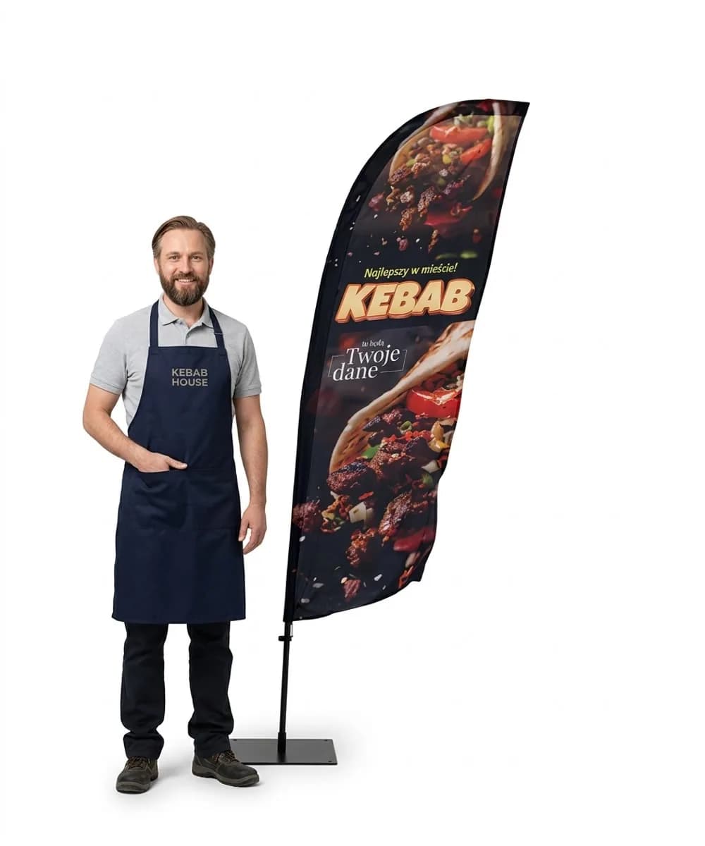 Winder reklamowy – Kebab – wzór 4 – zestaw konfigurowalny