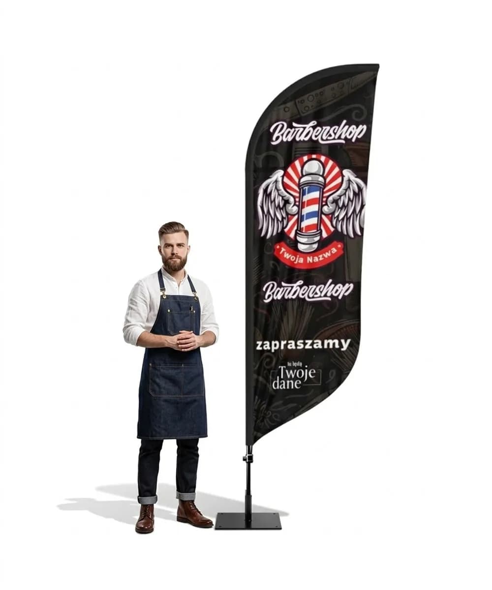 Winder reklamowy – Barber – wzór 14 – zestaw konfigurowalny