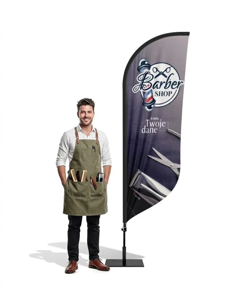 Winder reklamowy – Barber – wzór 15 – zestaw konfigurowalny