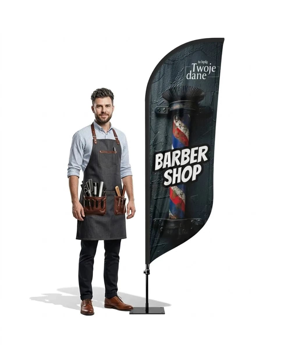 Winder reklamowy – Barber – wzór 16 – zestaw konfigurowalny