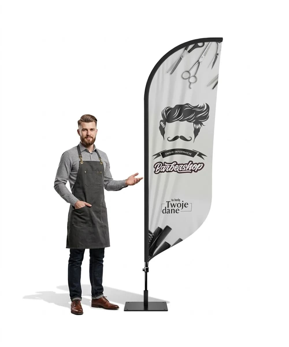 Winder reklamowy – Barber – wzór 17 – zestaw konfigurowalny