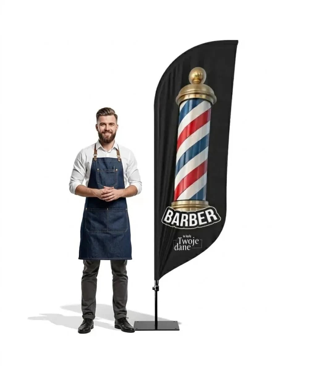 Winder reklamowy – Barber – wzór 22 – zestaw konfigurowalny