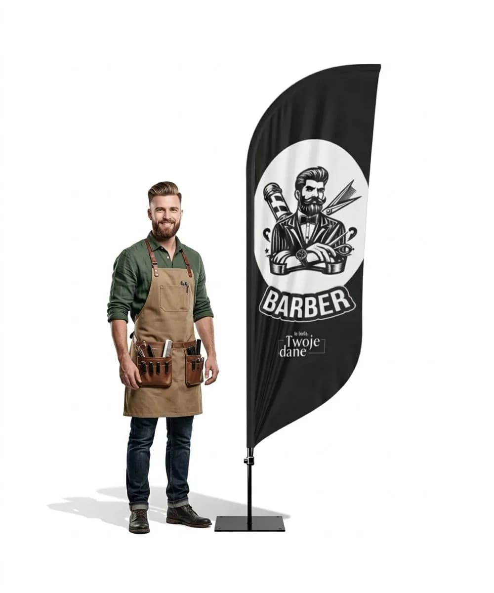 Winder reklamowy – Barber – wzór 24 – zestaw konfigurowalny