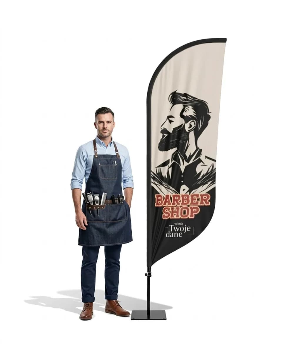Winder reklamowy – Barber – wzór 25 – zestaw konfigurowalny