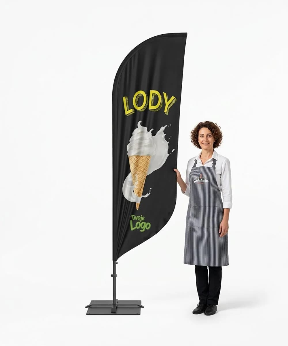 Winder reklamowy – Lody – wzór 39 – zestaw konfigurowalny
