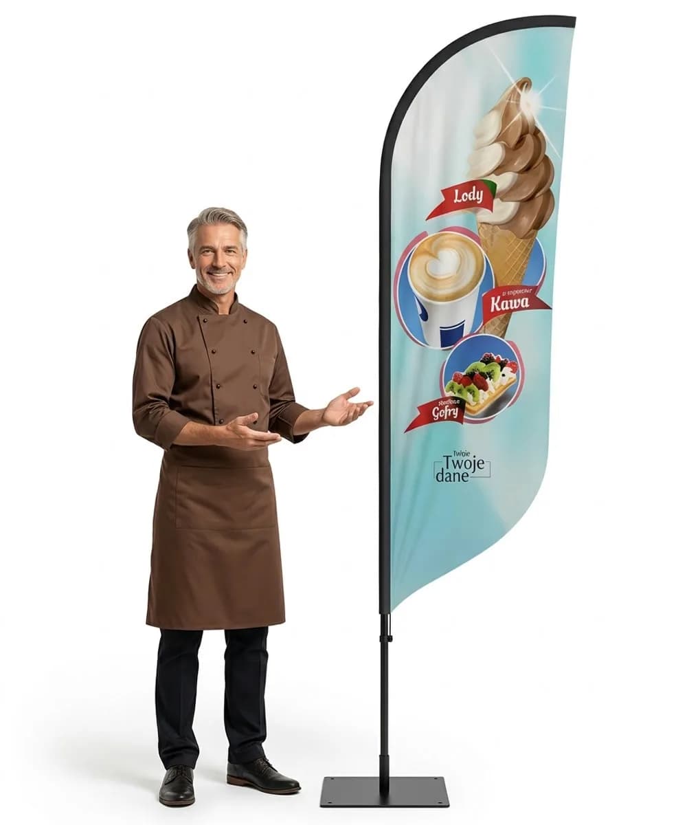 Winder reklamowy – Lody Reklama – wzór 28 – zestaw konfigurowalny