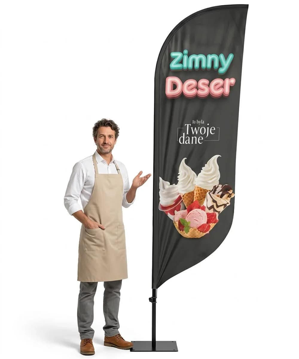 Winder reklamowy – Lody Reklama – wzór 37 – zestaw konfigurowalny