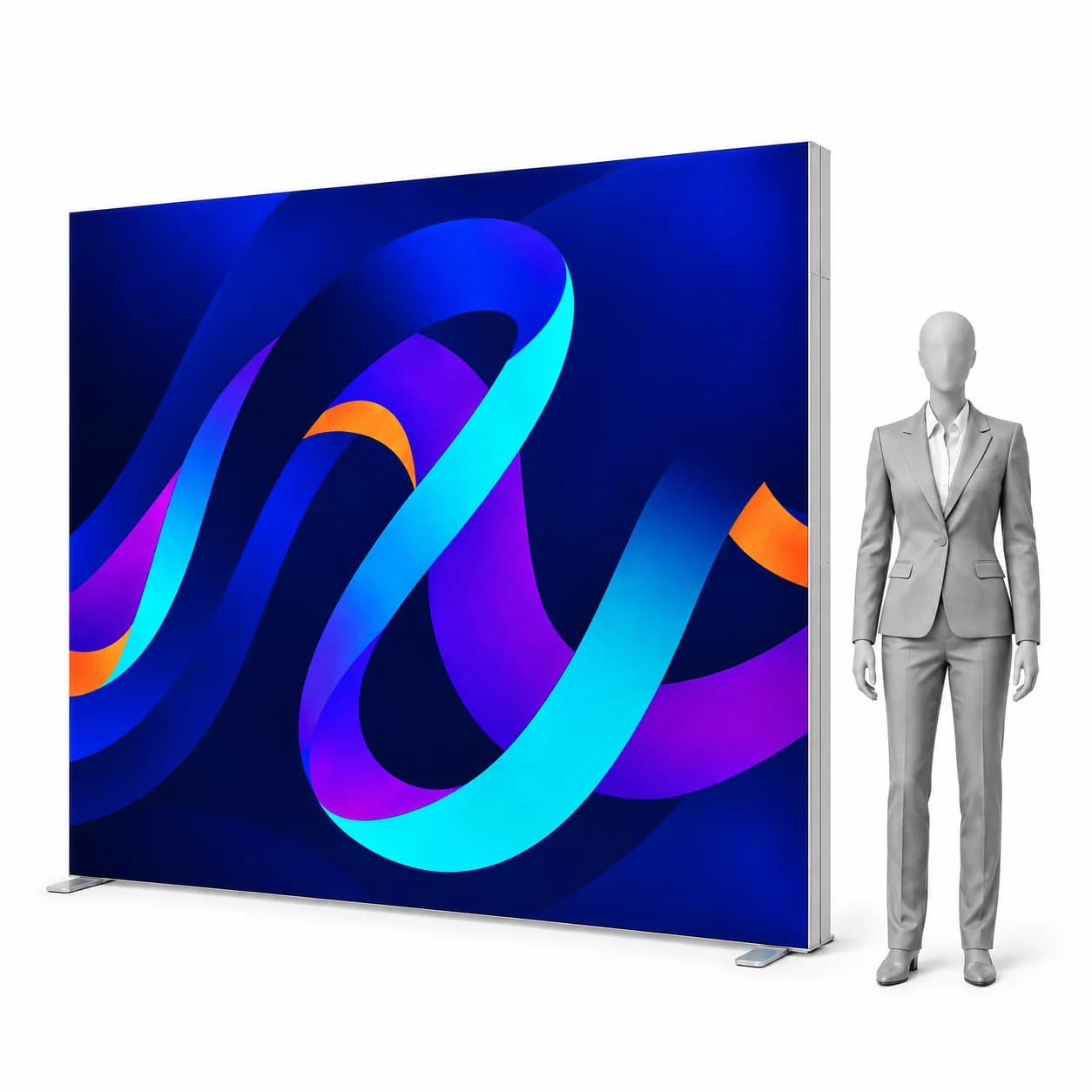 Ścianka podświetlana LED BOX PRO 300x250 z nadrukiem