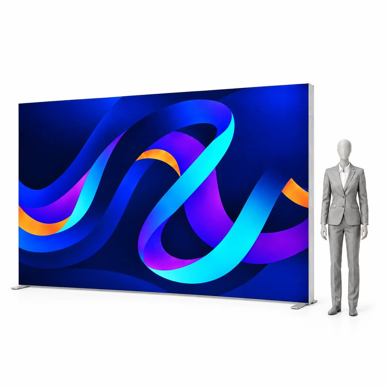 Ścianka podświetlana LED BOX PRO 400x250 z nadrukiem