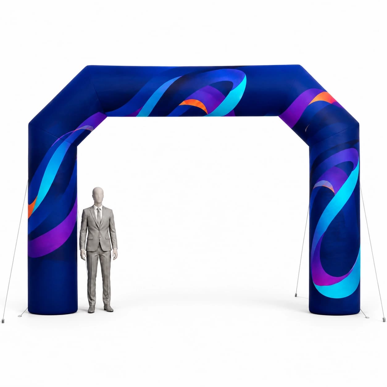 Brama reklamowa nadmuchiwana 4x3m Standard z nadrukiem