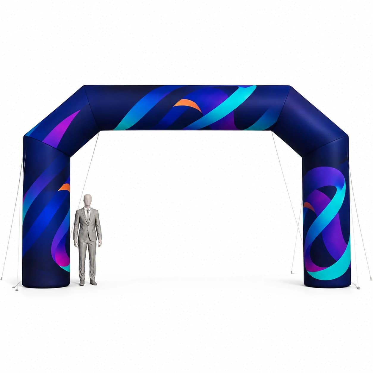 Brama reklamowa nadmuchiwana 6x4m Standard z nadrukiem