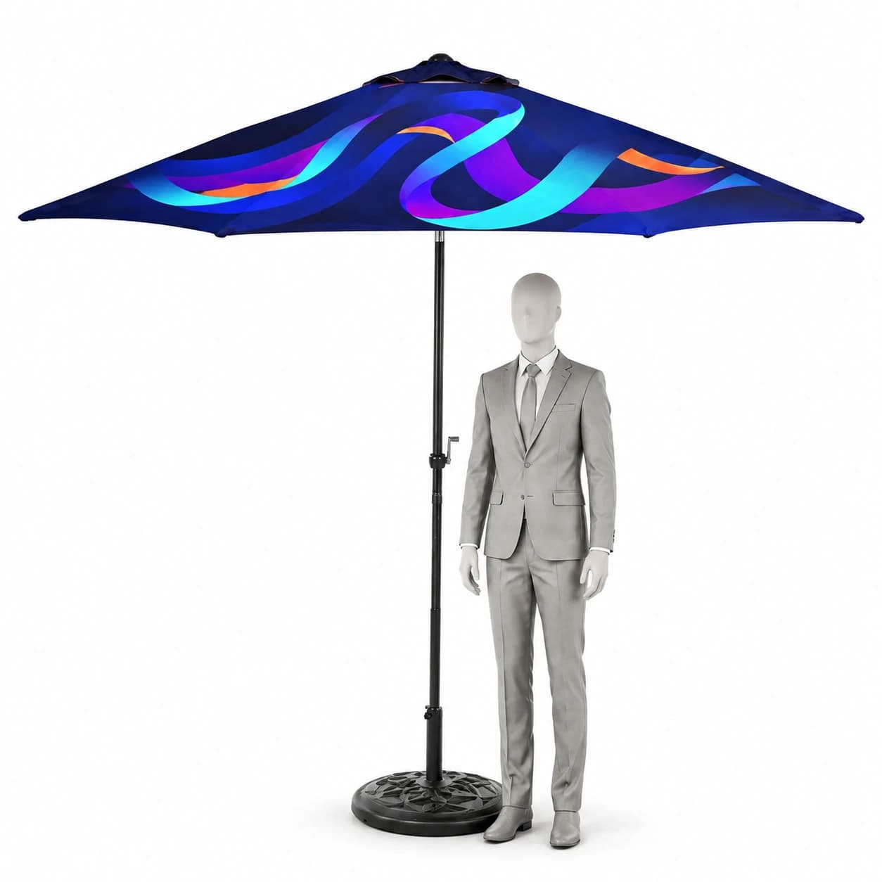 Parasol reklamowy duży 300cm z nadrukiem
