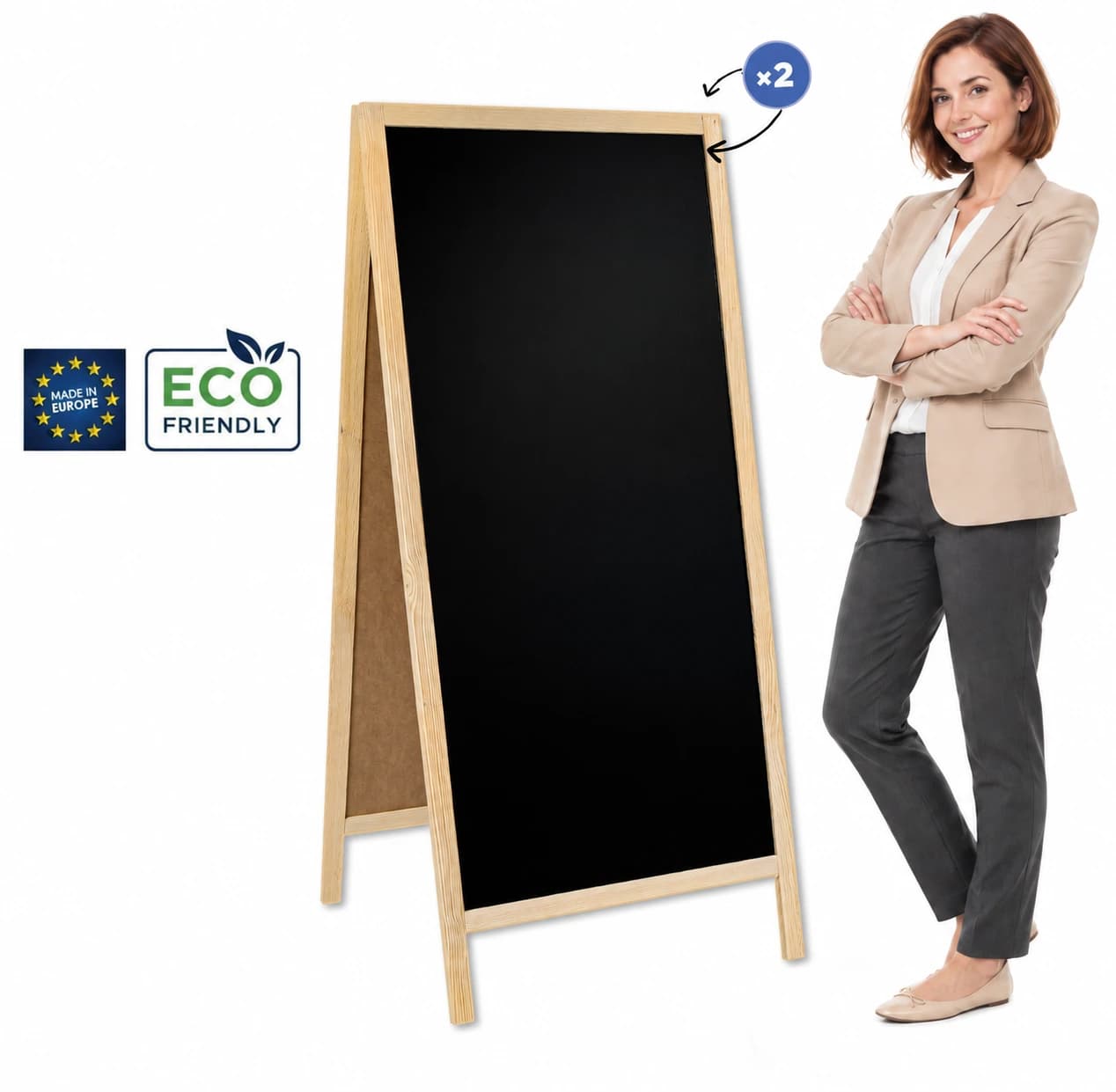 Potykacz drewniany Classic XL (72x160 cm)