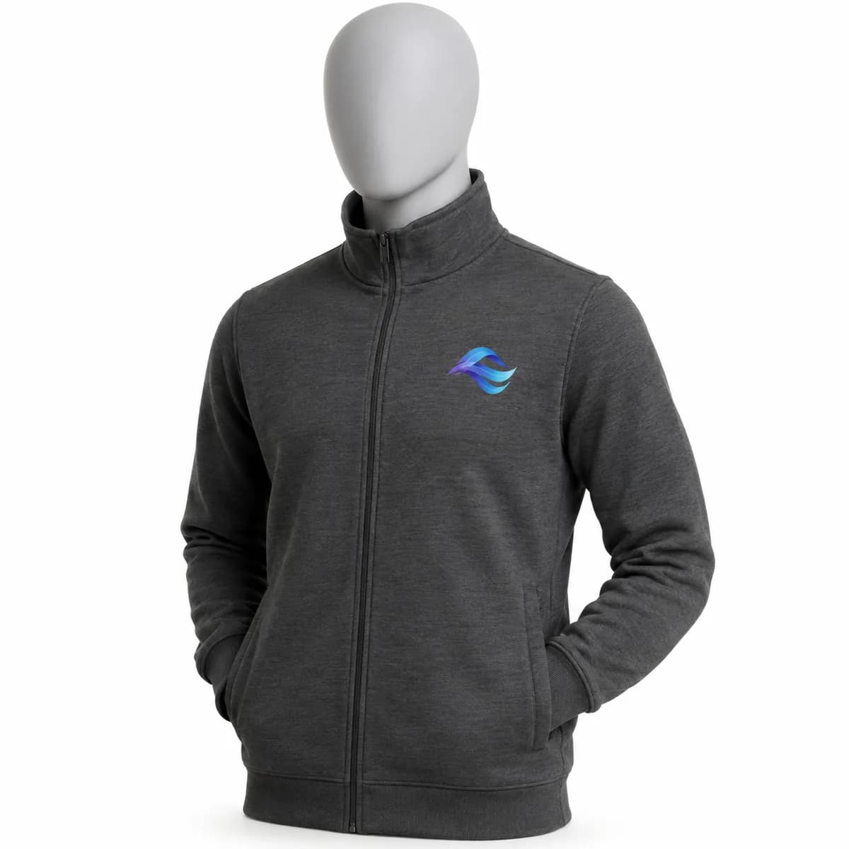 Bluza rozpinana JHK Full Zip z nadrukiem