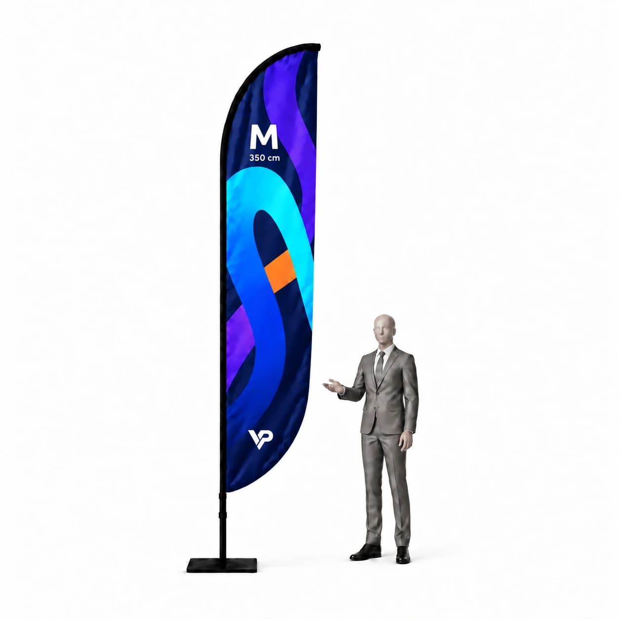 Beachflag flaga reklamowa Winder M - 350cm