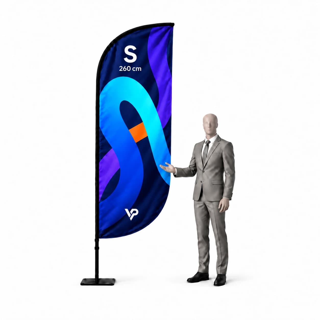 Beachflag flaga reklamowa Winder 260cm