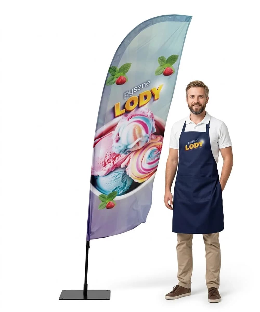 Winder reklamowy – Lody – wzór 7 – zestaw konfigurowalny