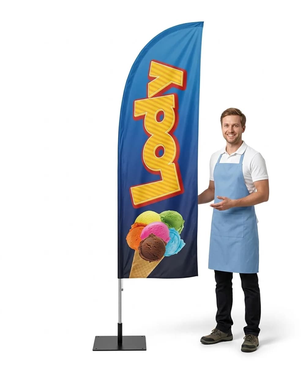 Winder reklamowy – Lody – wzór 12 – zestaw konfigurowalny