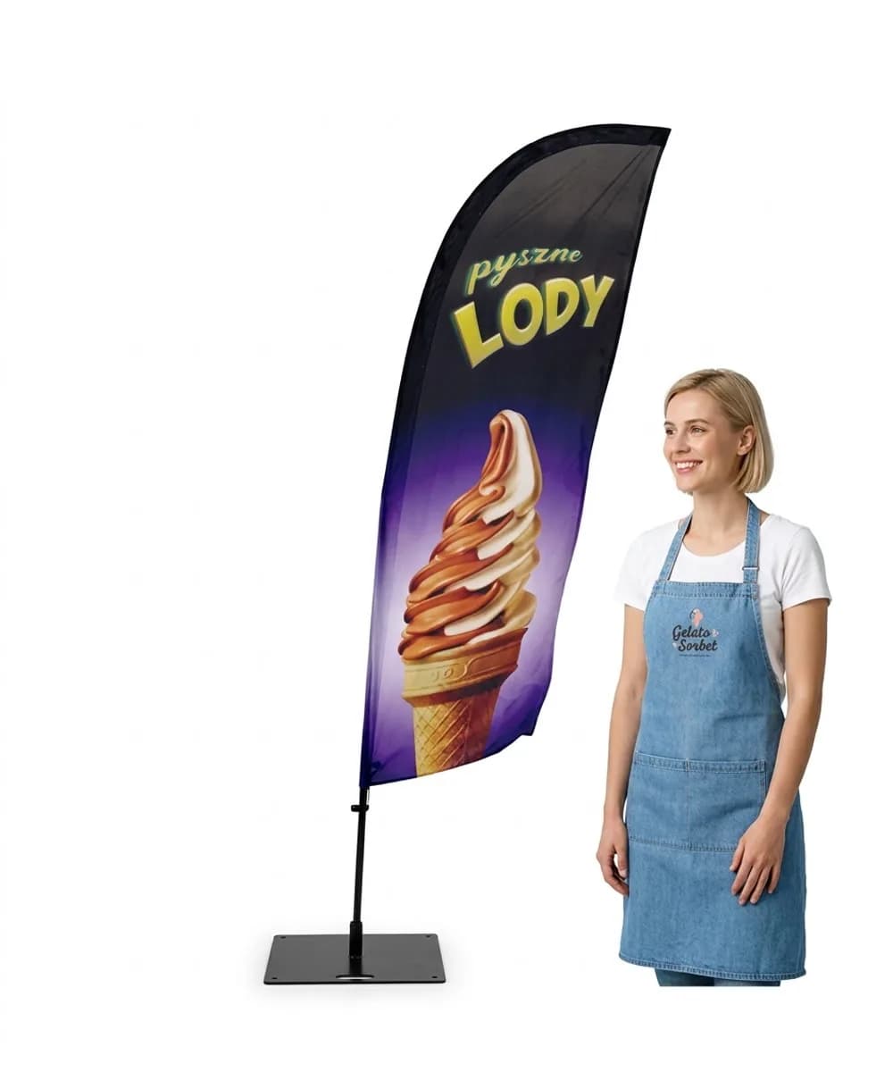 Winder reklamowy – Lody – wzór 16 – zestaw konfigurowalny