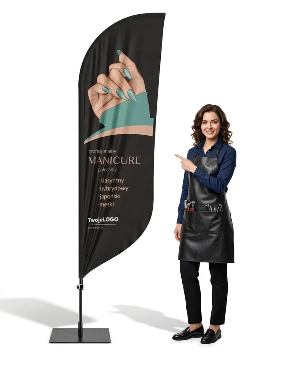 Winder reklamowy – Beauty Manicure – wzór 3 – zestaw konfigurowalny