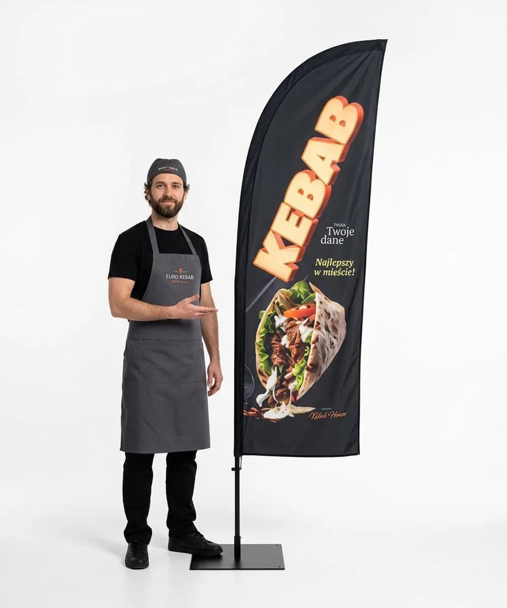 Winder reklamowy – Kebab – wzór 3 – zestaw konfigurowalny