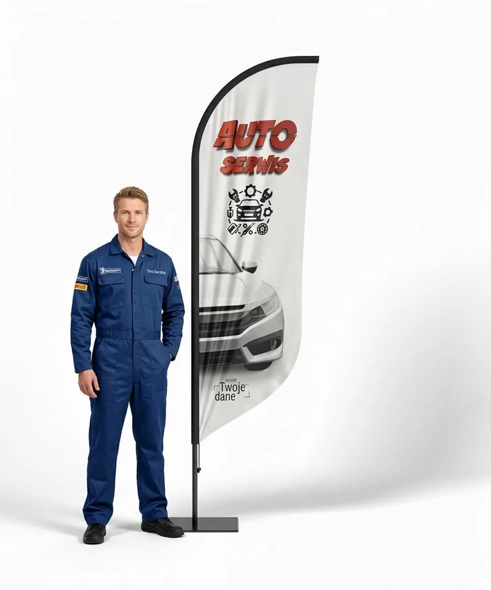 Winder reklamowy – Opony Wulkanizacja – wzór 11 – zestaw konfigurowalny