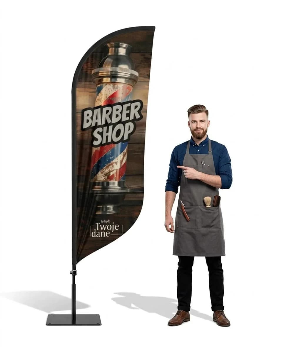 Winder reklamowy – Barber – wzór 20 – zestaw konfigurowalny