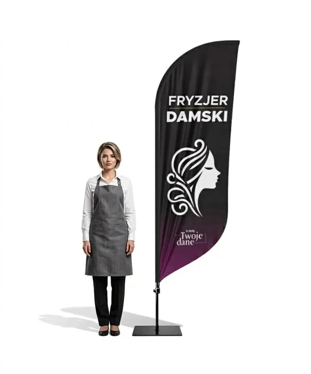 Winder reklamowy – Fryzjer – wzór 13 – zestaw konfigurowalny