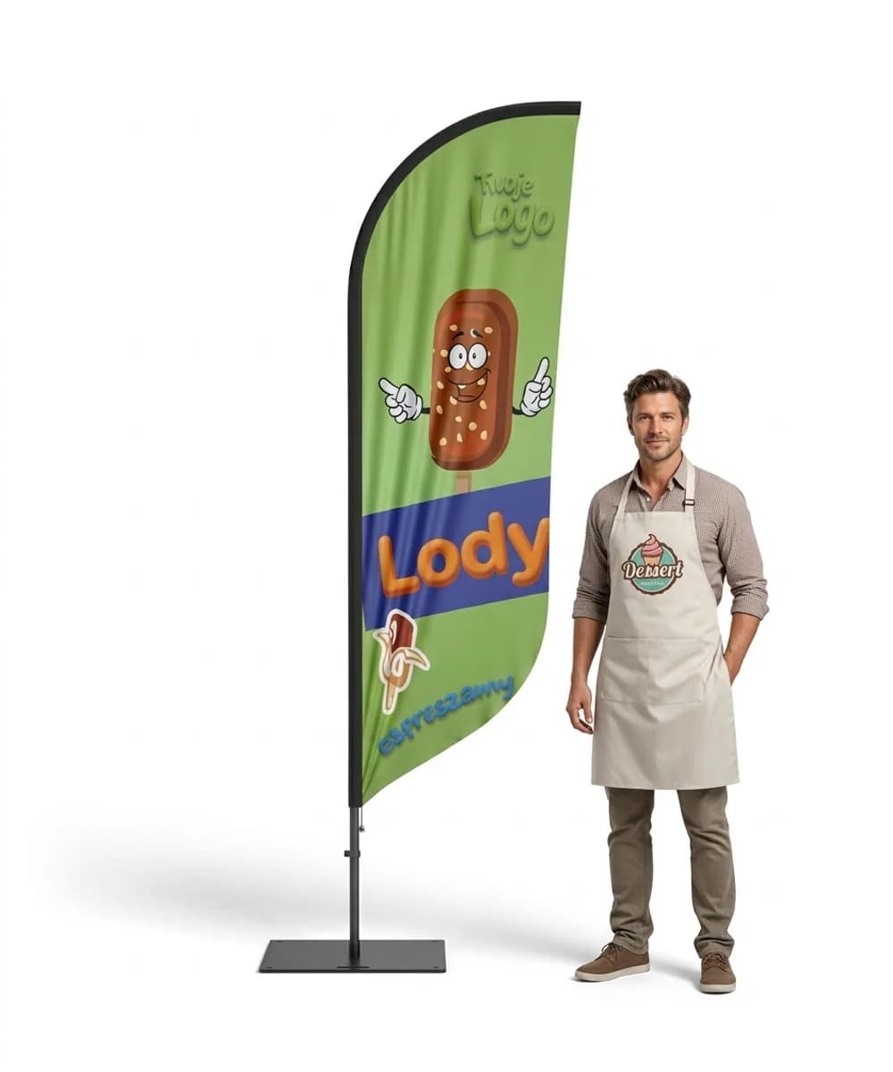 Winder reklamowy – Lody – wzór 22 – zestaw konfigurowalny