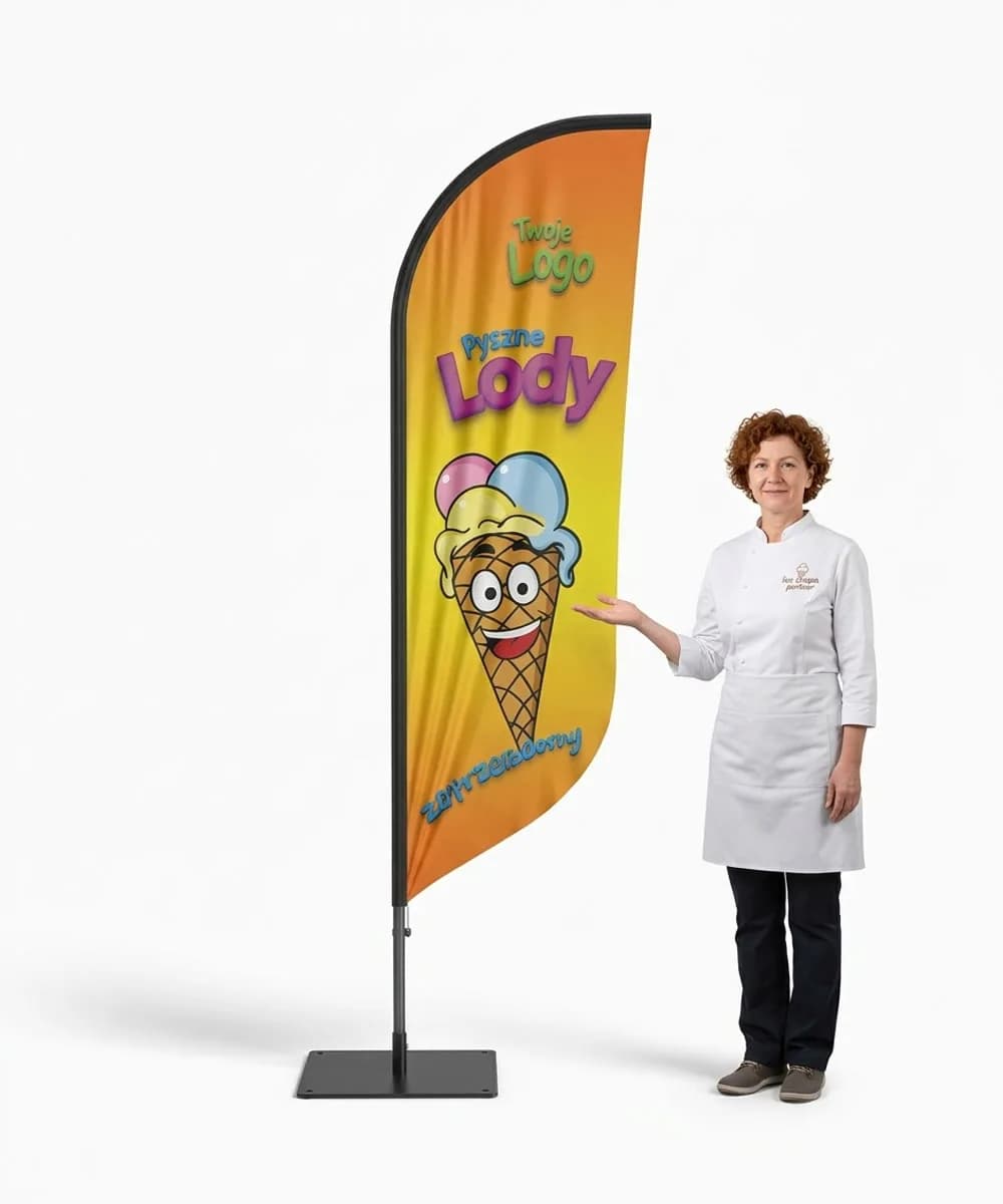 Winder reklamowy – Lody – wzór 126 – zestaw konfigurowalny