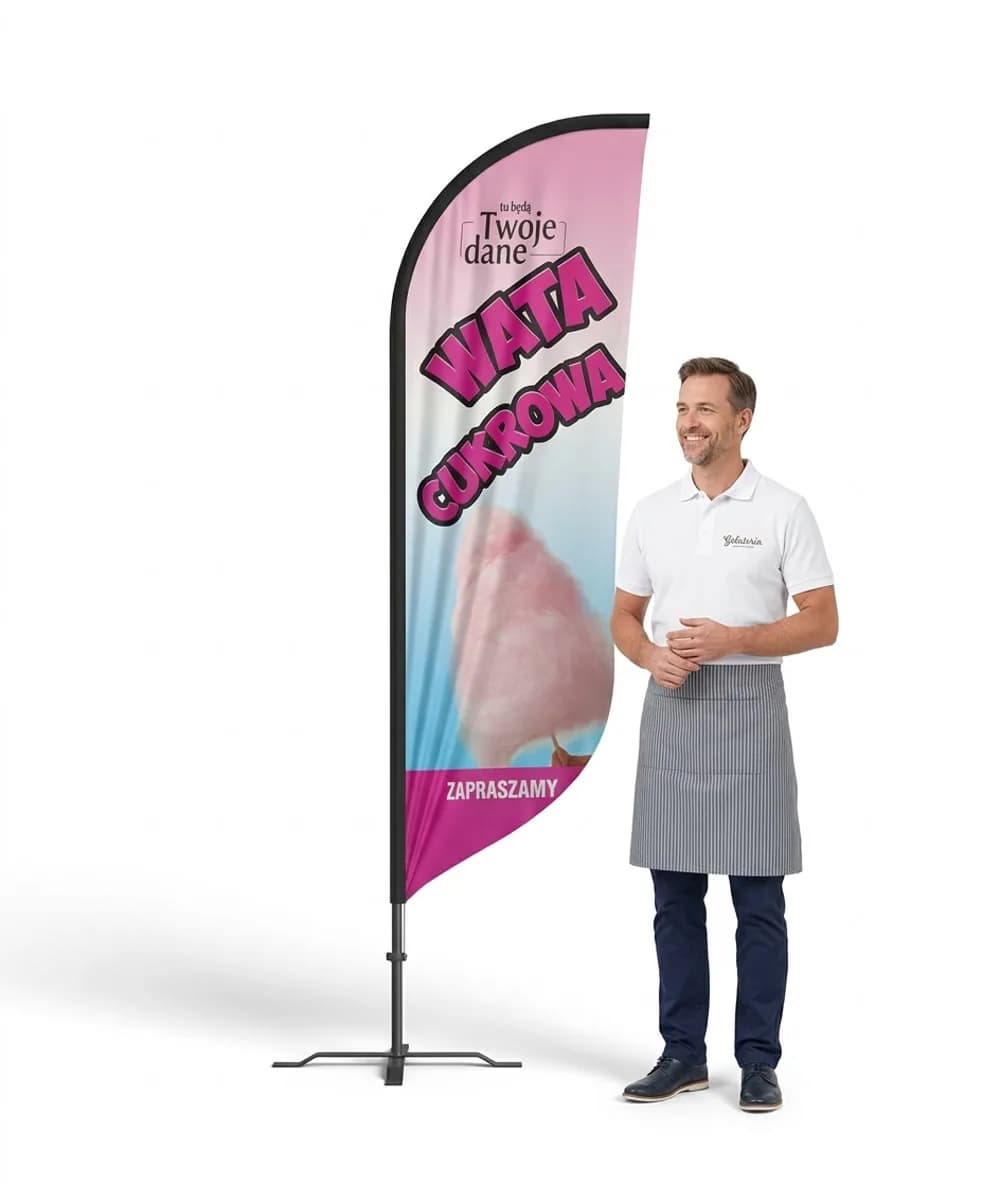 Winder reklamowy – Lody – wzór 37 – zestaw konfigurowalny