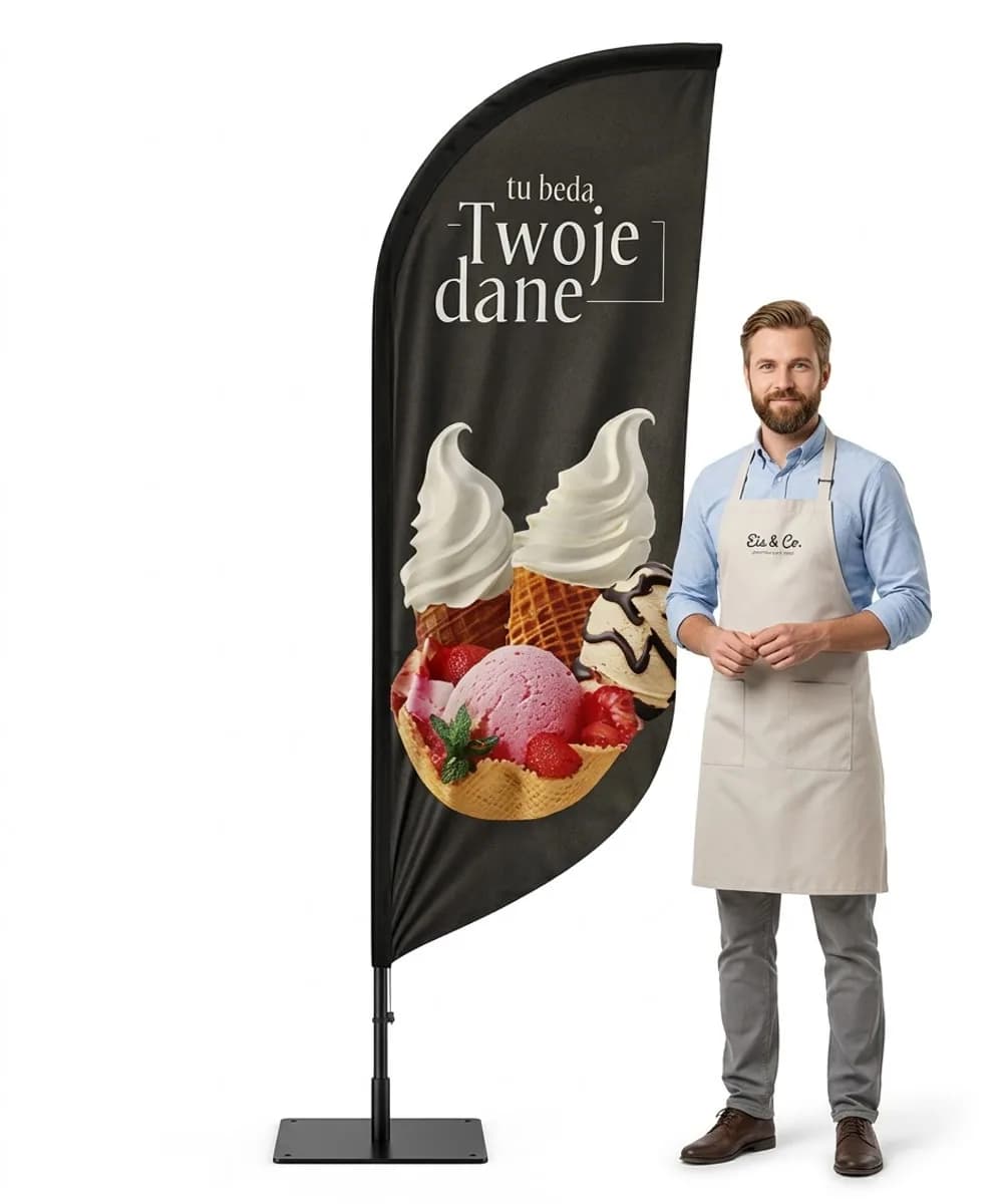 Winder reklamowy – Lody – wzór 43 – zestaw konfigurowalny