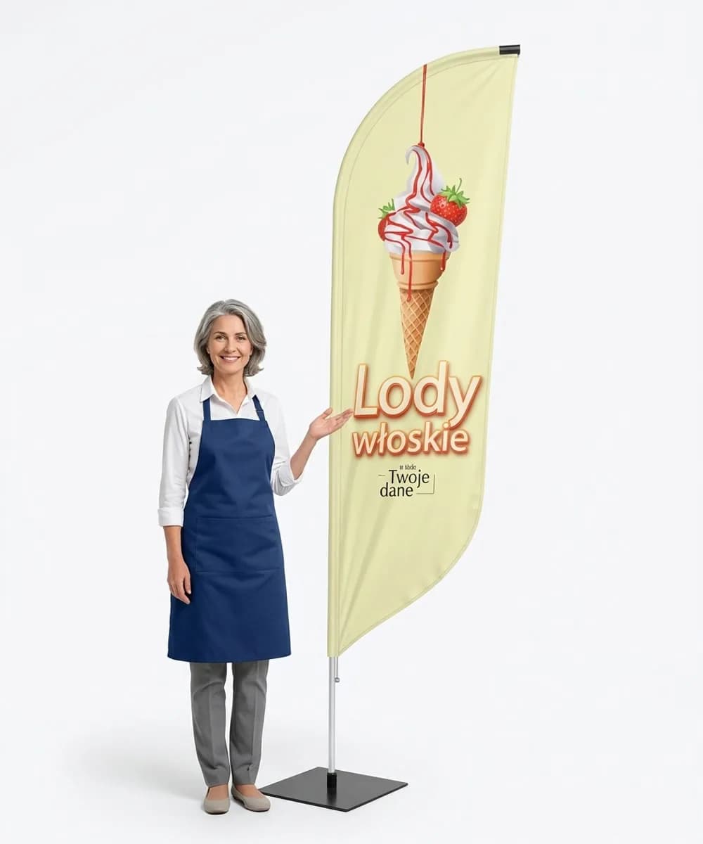 Winder reklamowy – Lody Reklama – wzór 29 – zestaw konfigurowalny