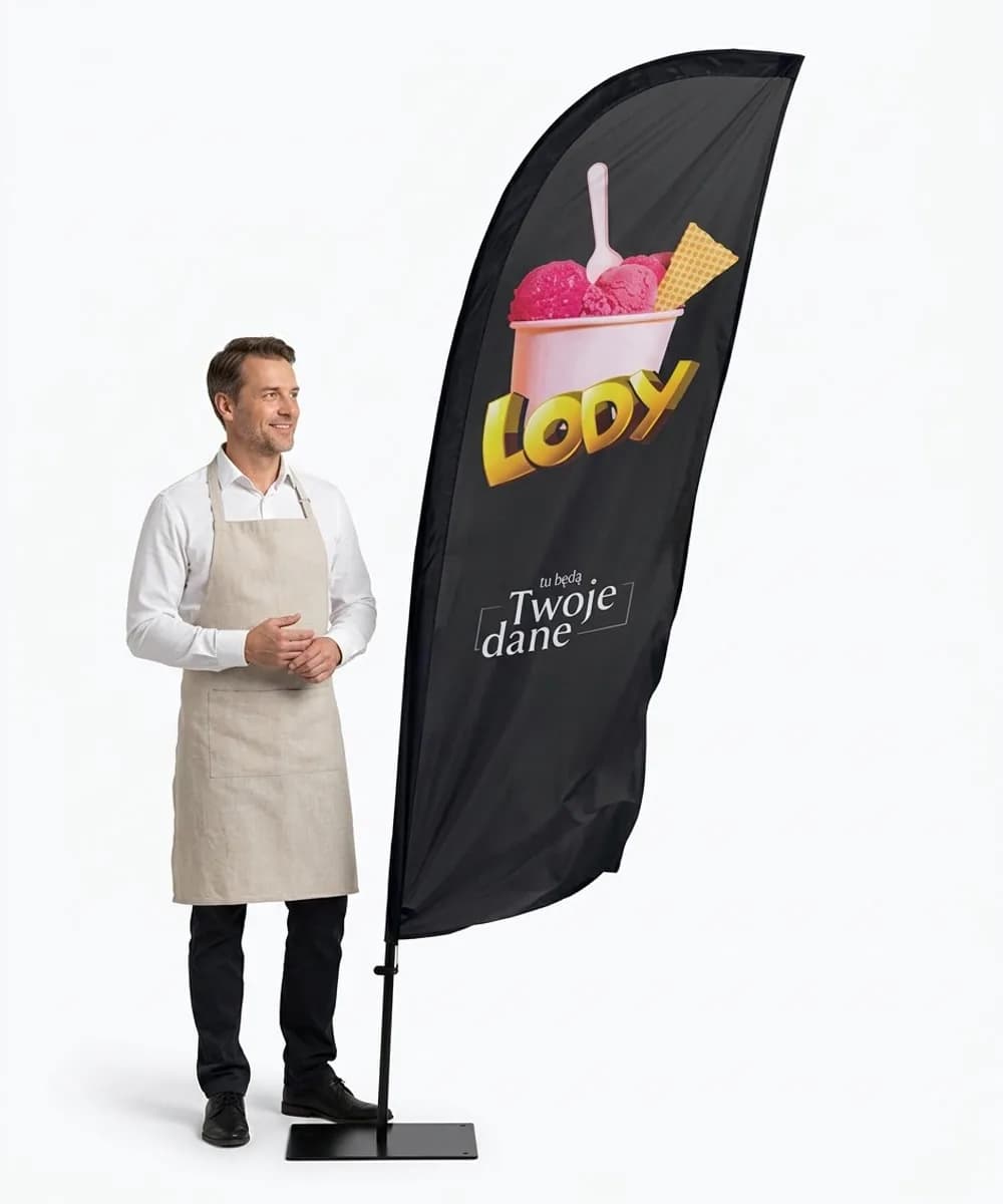 Winder reklamowy – Lody Reklama – wzór 30 – zestaw konfigurowalny