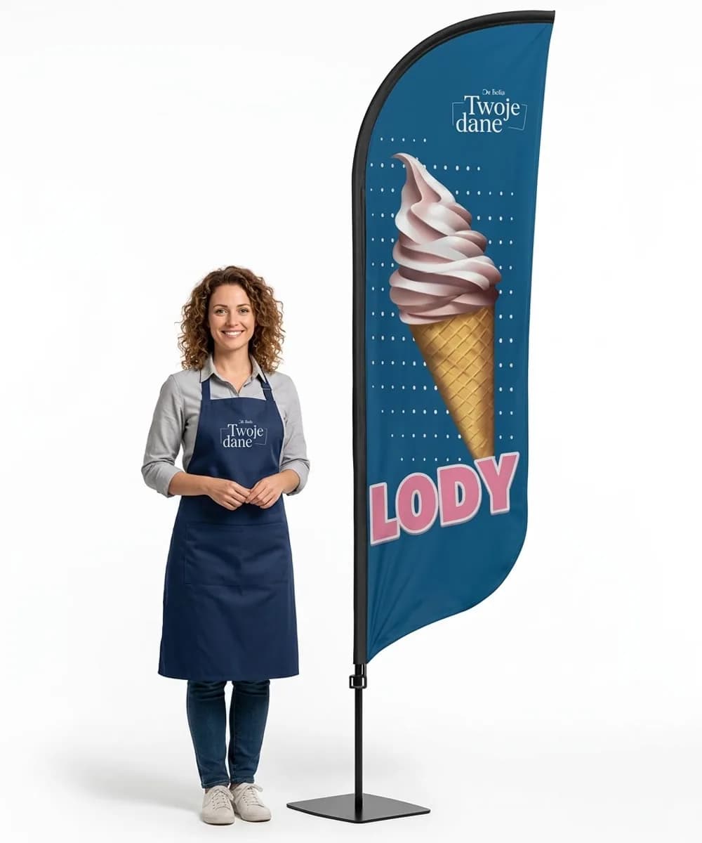 Winder reklamowy – Lody Reklama – wzór 34 – zestaw konfigurowalny