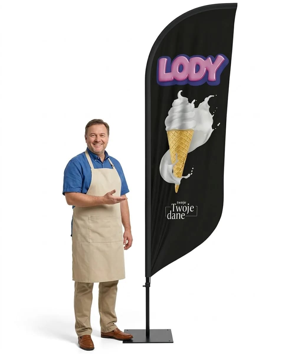 Winder reklamowy – Lody Reklama – wzór 36 – zestaw konfigurowalny