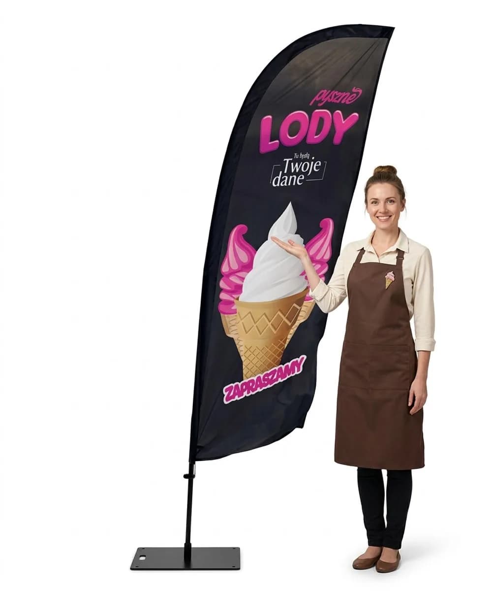 Winder reklamowy – Lody Reklama – wzór 39 – zestaw konfigurowalny