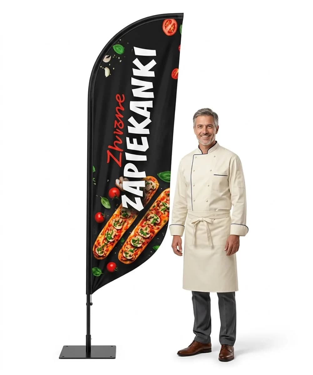 Winder reklamowy – Zapiekanki reklama – wzór 1 – zestaw konfigurowalny