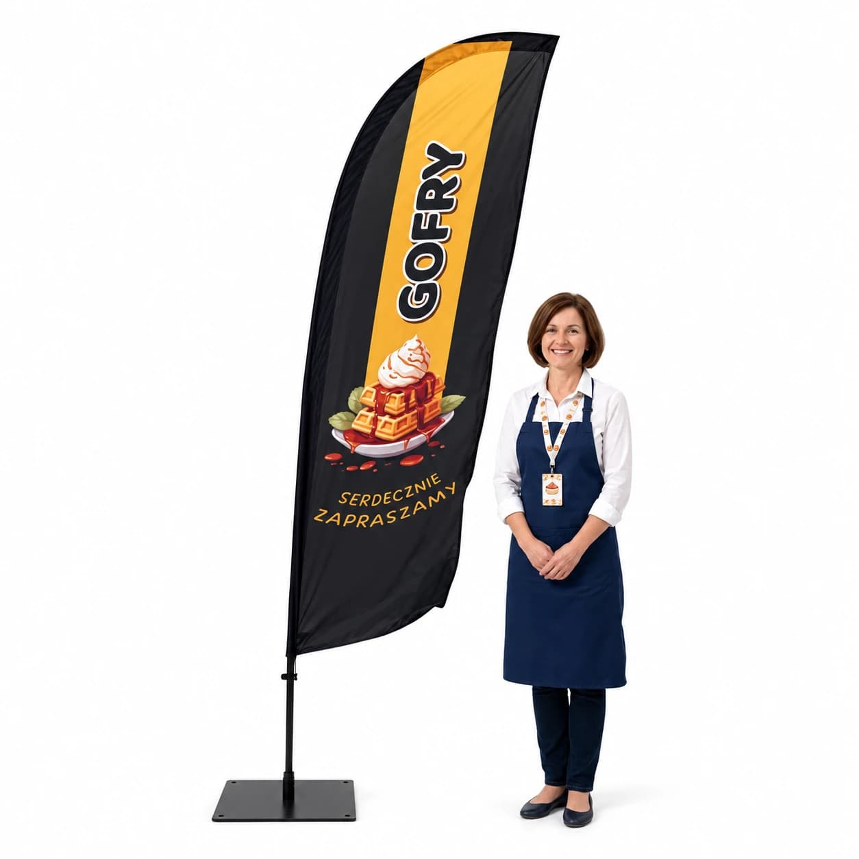 Winder reklamowy – Gofry Lody – wzór 1 – zestaw konfigurowalny