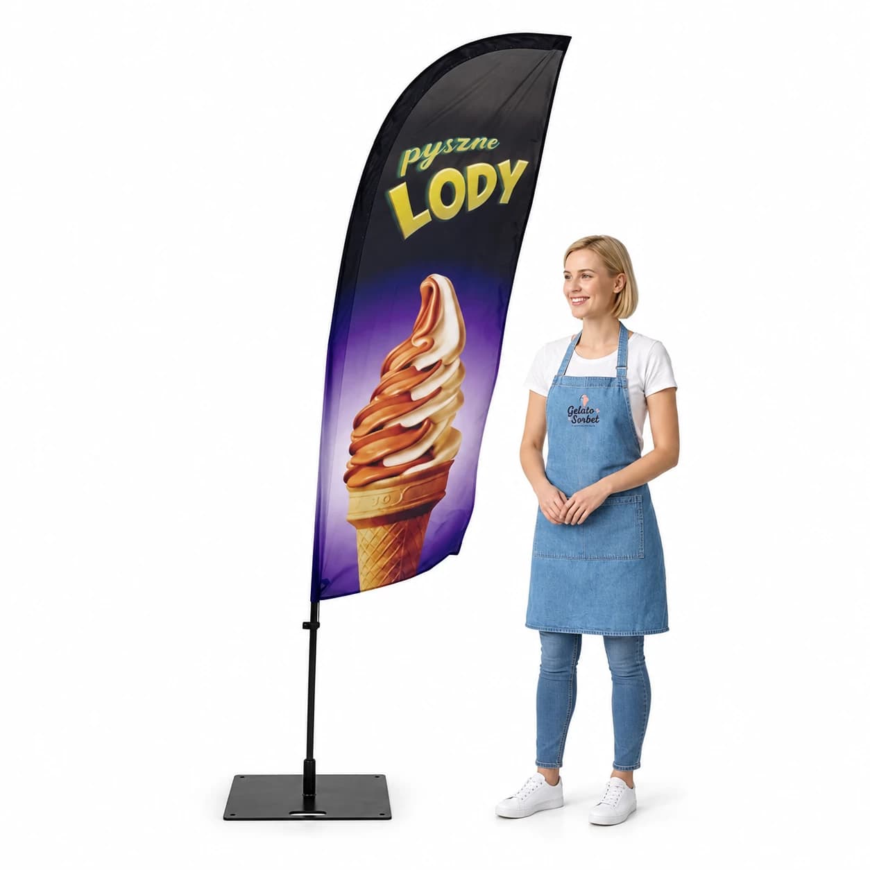 Winder reklamowy – Lody – wzór 16 – zestaw konfigurowalny