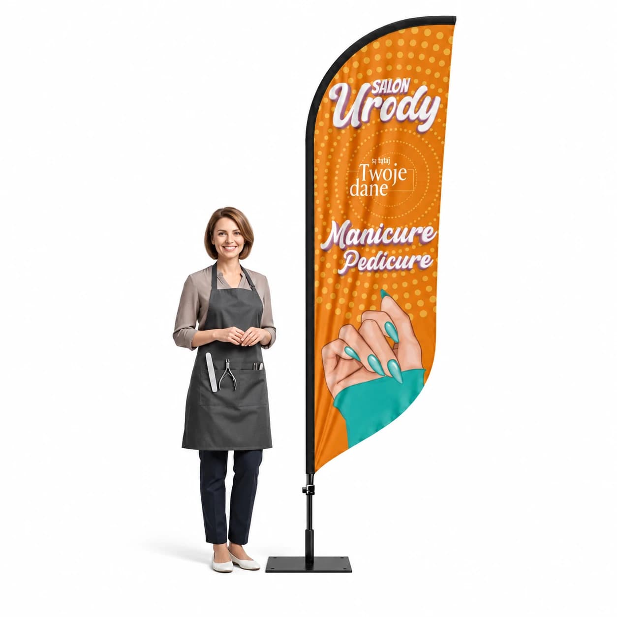 Winder reklamowy – Beauty Manicure – wzór 2 – zestaw konfigurowalny